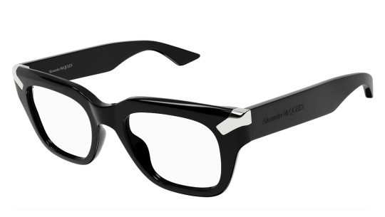 Men's eyeglasses Luxury Alexander Mcqueen AM0443O black (001) new collection
