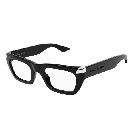 Men's and women's eyeglasses Luxury Alexander Mcqueen AM0444O black (001) new collection 2