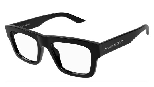 Men's eyeglasses Luxury Alexander Mcqueen AM0452O black (001) new collection