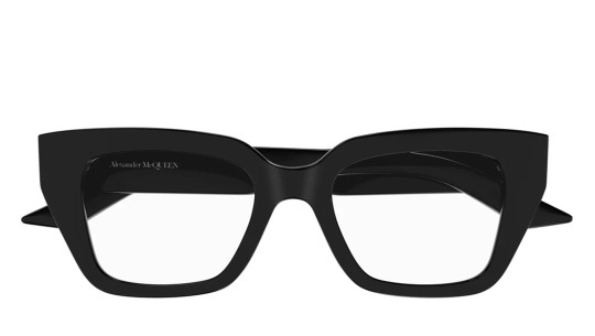 Women's eyeglasses Luxury Alexander Mcqueen AM0453O black (001) new collection