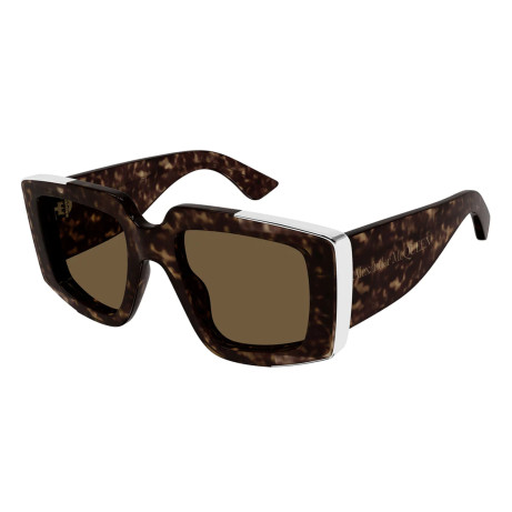 Luxury women s sunglasses Alexander Mcqueen AM0446S Havana Brown (002) new collection 2
