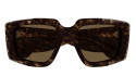 Luxury women s sunglasses Alexander Mcqueen AM0446S Havana Brown (002) new collection