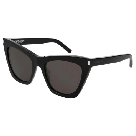 Luxury women s sunglasses Saint Laurent SL 214 KATE black grey (001) new collection 2