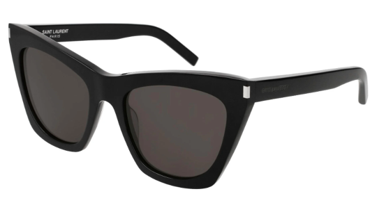 Occhiali da sole donna Luxury Saint Laurent SL 214 KATE black grey (001) nuova collezione