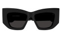 Luxury women s sunglasses Alexander Mcqueen AM0448S 001 black black grey new collection