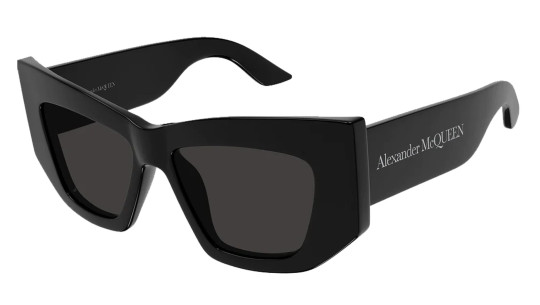 Occhiali da sole donna Luxury Alexander Mcqueen AM0448S 001 black black grey nuova collezione