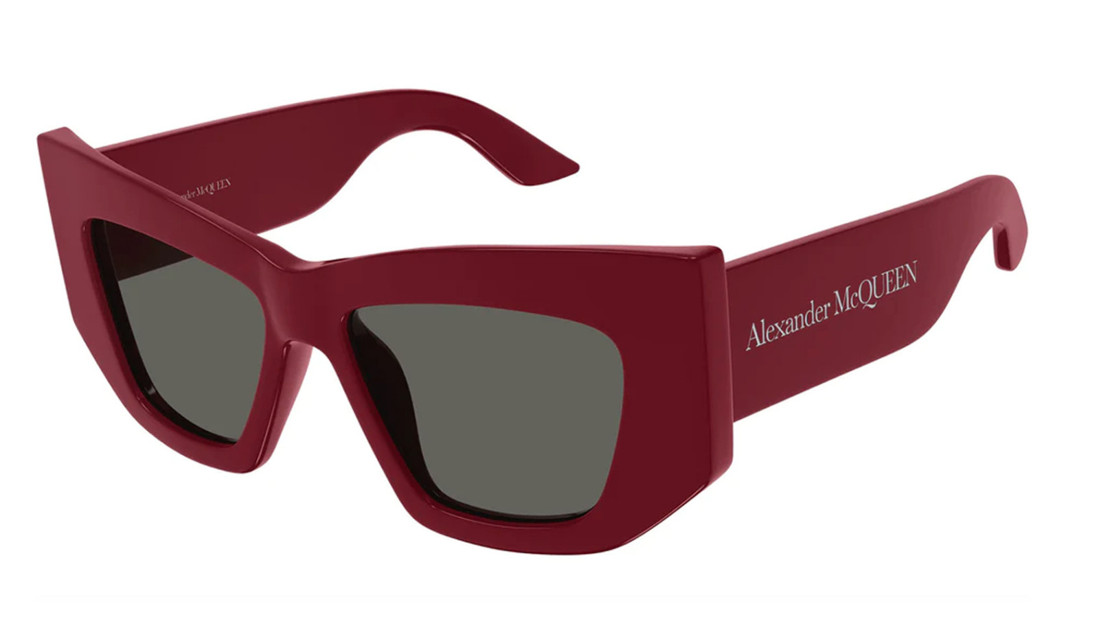 Luxury women s sunglasses Alexander Mcqueen AM0448S Red Grey (003) new collection