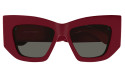 Luxury women s sunglasses Alexander Mcqueen AM0448S Red Grey (003) new collection