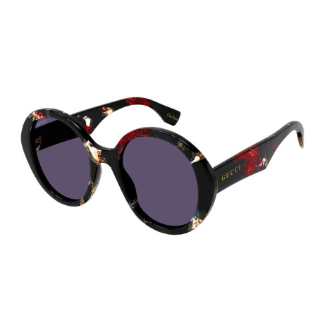Occhiali da sole donna Luxury Gucci GG1628S black violet (001) nuova collezione 2