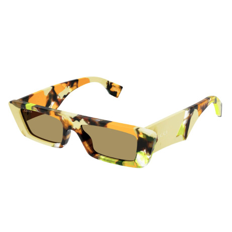 Occhiali da sole uomo Luxury Gucci GG1625S yellow brown (001) nuova collezione 2