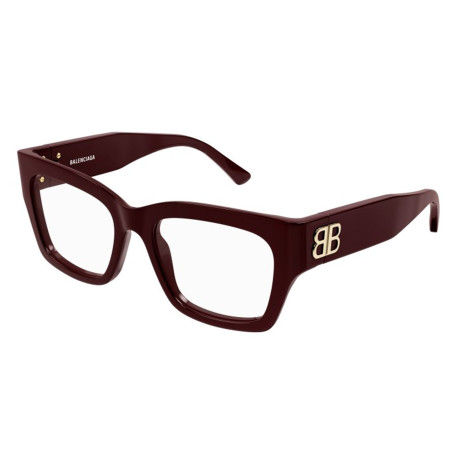 Women's Luxury Eyeglasses Balenciaga BB0325O burgundy (004) new collection 2