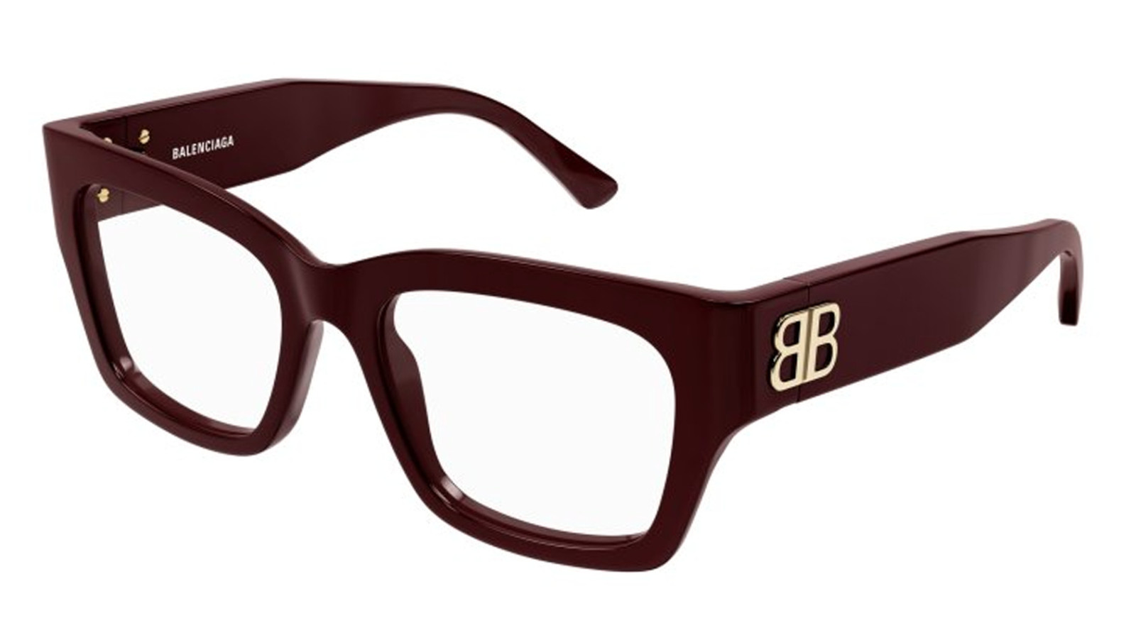 Women's Luxury Eyeglasses Balenciaga BB0325O burgundy (004) new collection