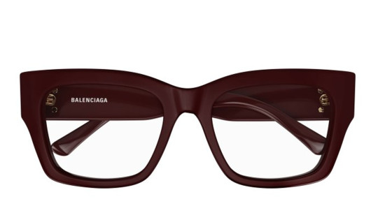 Women's Luxury Eyeglasses Balenciaga BB0325O burgundy (004) new collection Women's Luxury Eyeglasses Balenciaga BB0325O burgundy (004) new collection
