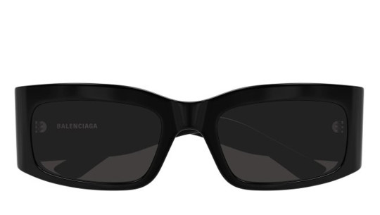 Occhiali da sole uomo donna Luxury Balenciaga BB0328S black grey (001) nuova collezione