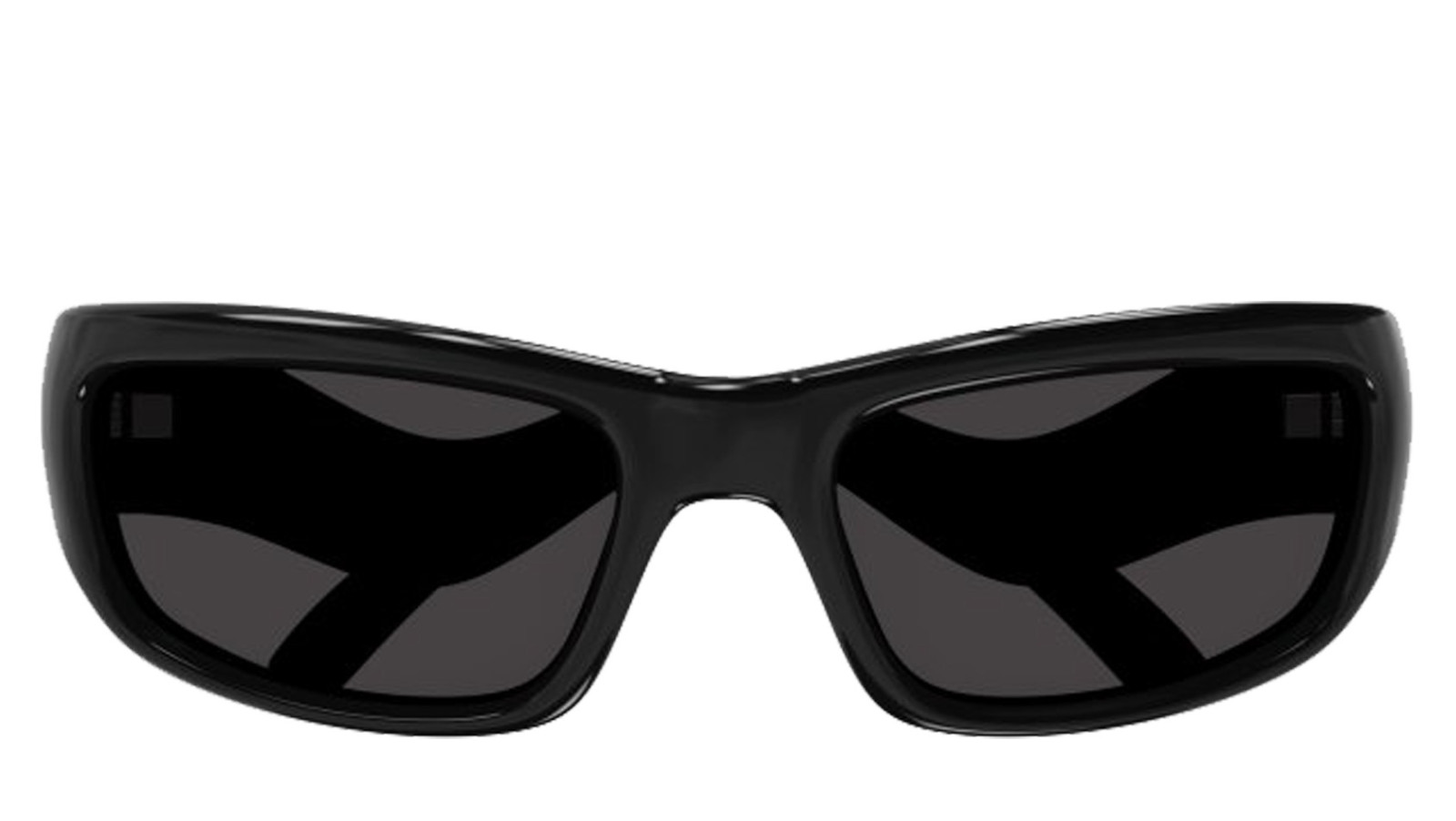 Occhiali da sole uomo donna Luxury Balenciaga BB0320S black grey (001) nuova collezione