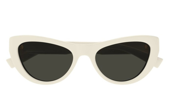 Occhiali da sole donna Luxury Saint Laurent SL 676 ivory grey 008 nuova collezione