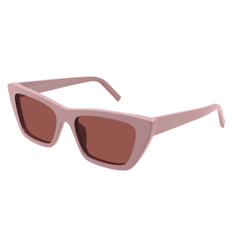 Luxury women s sunglasses Saint Laurent SL 276 MICA pink brown (058) new collection 2