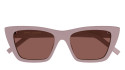 Luxury women s sunglasses Saint Laurent SL 276 MICA pink brown (058) new collection