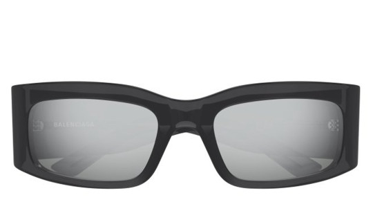 Occhiali da sole uomo donna Luxury Balenciaga BB0328S grey silver (003) nuova collezione