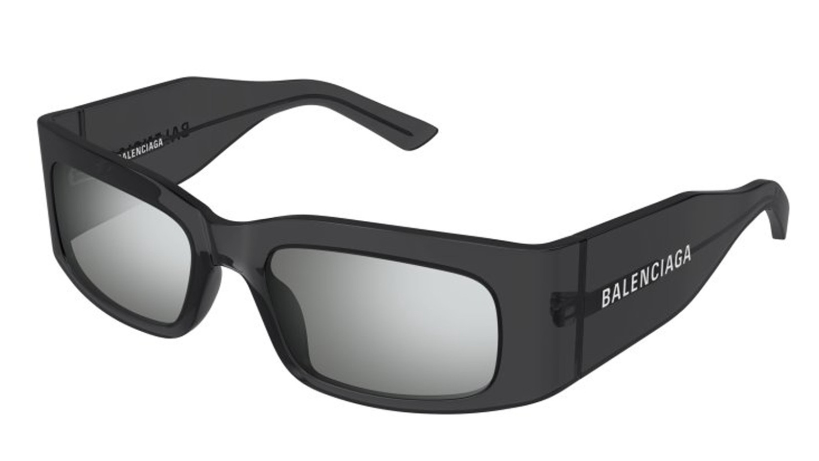 Occhiali da sole uomo donna Luxury Balenciaga BB0328S grey silver (003) nuova collezione