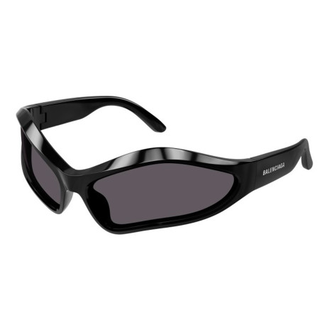 Occhiali sole uomo donna Luxury Balenciaga BB0314S black grey (001) nuova collezione 2