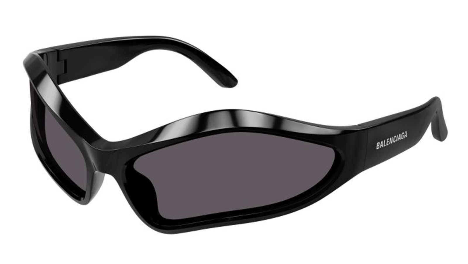 Occhiali sole uomo donna Luxury Balenciaga BB0314S black grey (001) nuova collezione