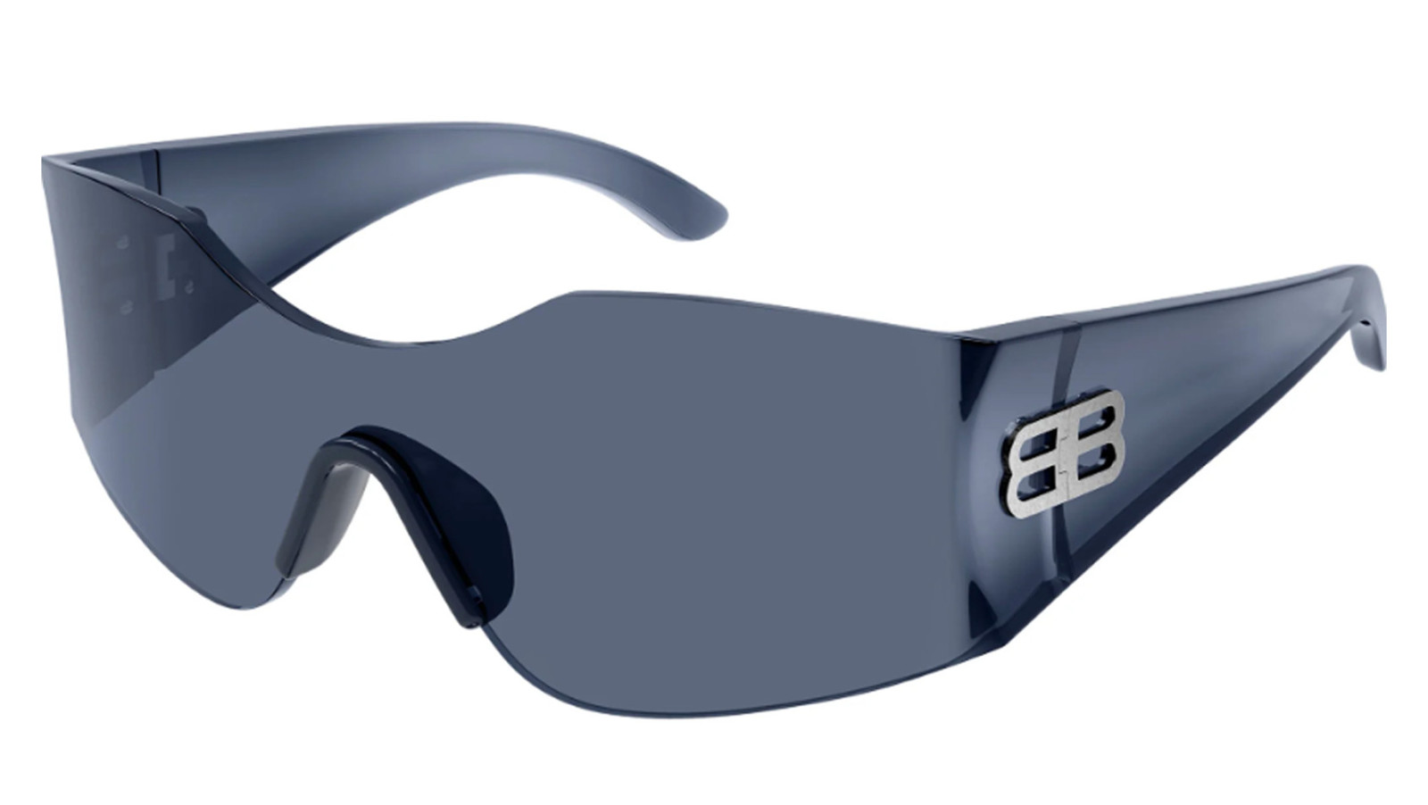 Occhiali sole uomo donna Luxury Balenciaga BB0292S blue (002) nuova collezione