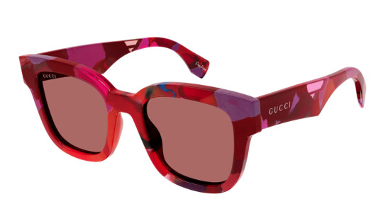 Luxury women s sunglasses Gucci GG1624S Red Orange (001) new collection