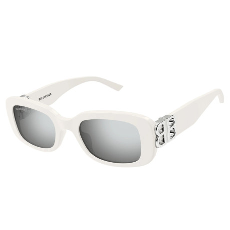 Luxury women s sunglasses Balenciaga BB0310SK white white silver (003) new collection 2