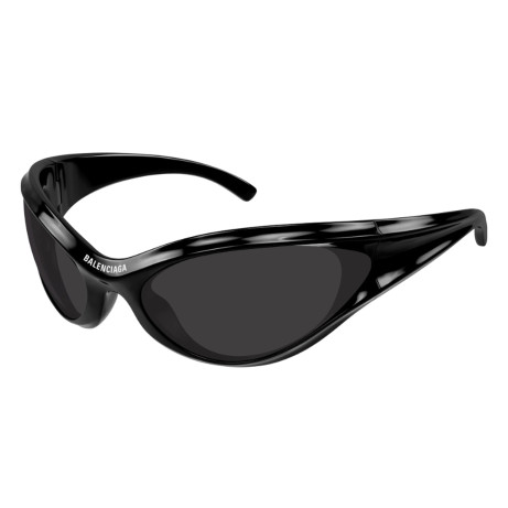 Occhiali sole uomo donna Luxury Balenciaga BB0317S black grey (001) nuova collezione 2