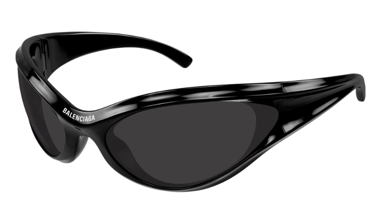 Occhiali sole uomo donna Luxury Balenciaga BB0317S black grey (001) nuova collezione