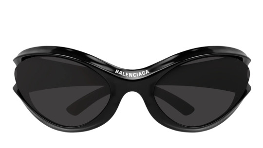 Occhiali sole uomo donna Luxury Balenciaga BB0317S black grey (001) nuova collezione
