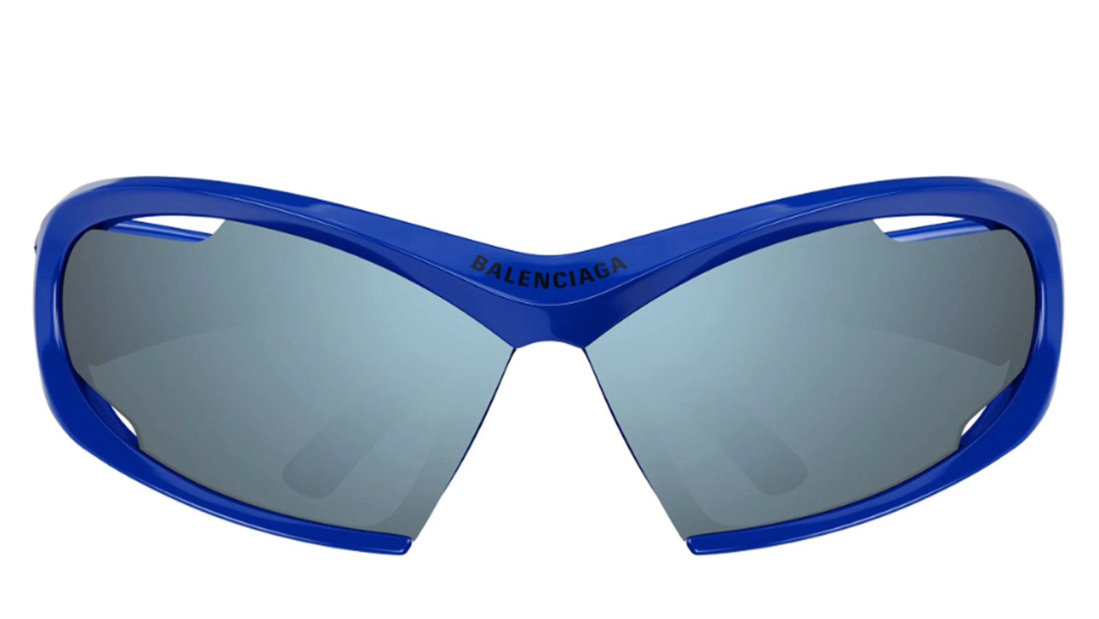 Occhiali sole uomo donna Luxury Balenciaga BB0318S blue (002) nuova collezione