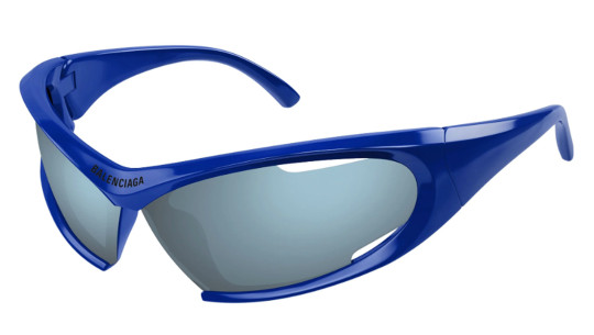Occhiali sole uomo donna Luxury Balenciaga BB0318S blue (002) nuova collezione