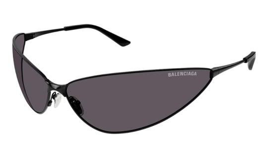 Occhiali sole uomo donna Luxury Balenciaga BB0315S black grey (002) nuova collezione