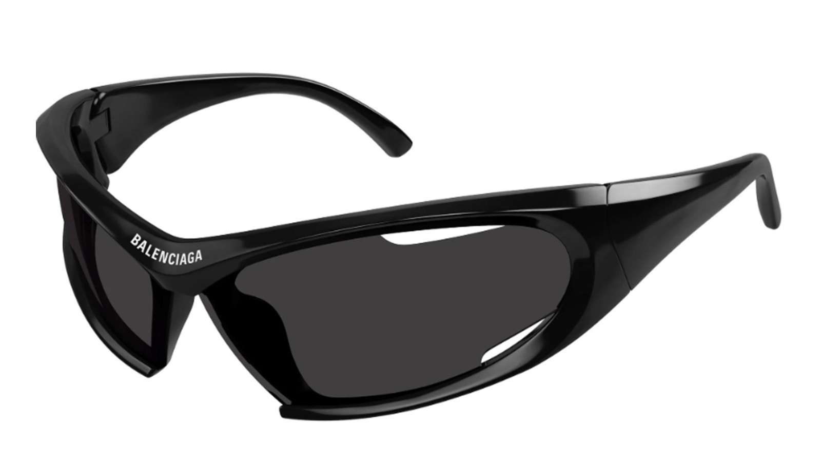 Occhiali sole uomo donna Luxury Balenciaga BB0318S black grey (001) nuova collezione