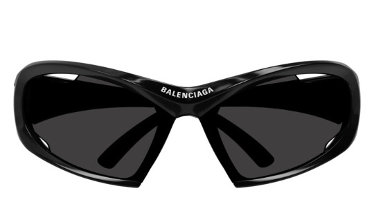 Occhiali sole uomo donna Luxury Balenciaga BB0318S black grey (001) nuova collezione
