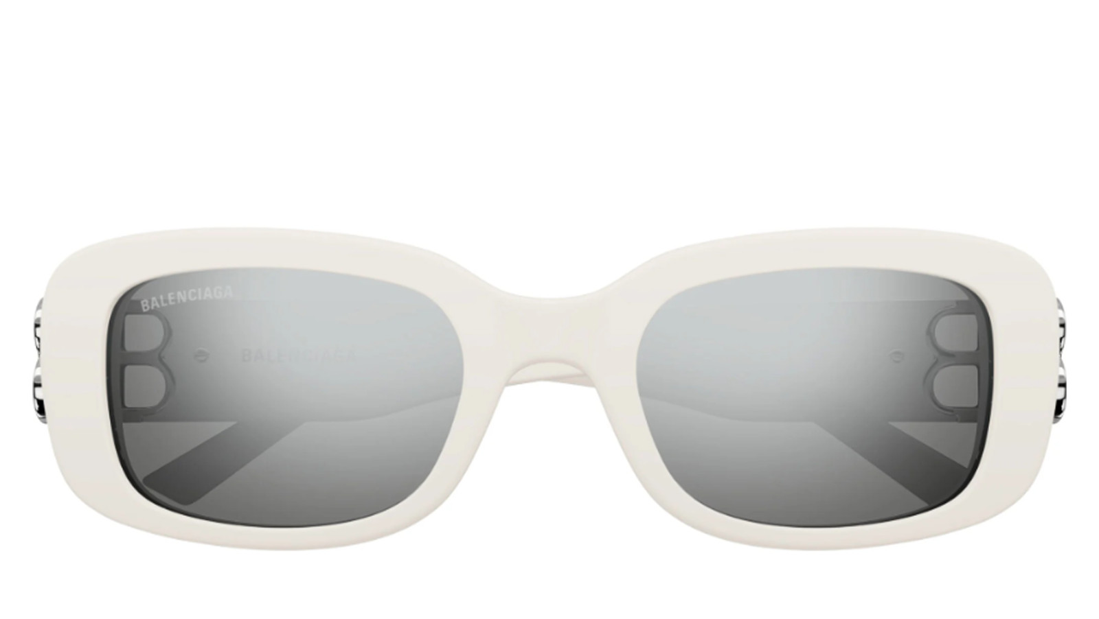 Occhiali da sole donna Luxury Balenciaga BB0310SK white white silver (003) nuova collezione