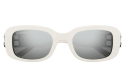 Luxury women s sunglasses Balenciaga BB0310SK white white silver (003) new collection