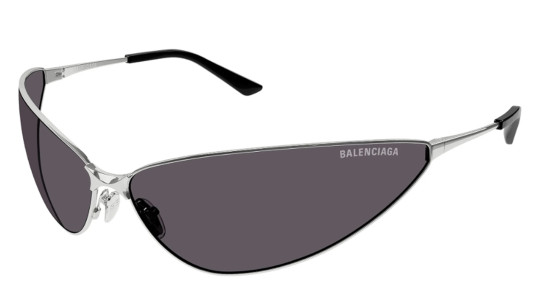 Occhiali sole uomo donna Luxury Balenciaga BB0315S silver grey (004) nuova collezione