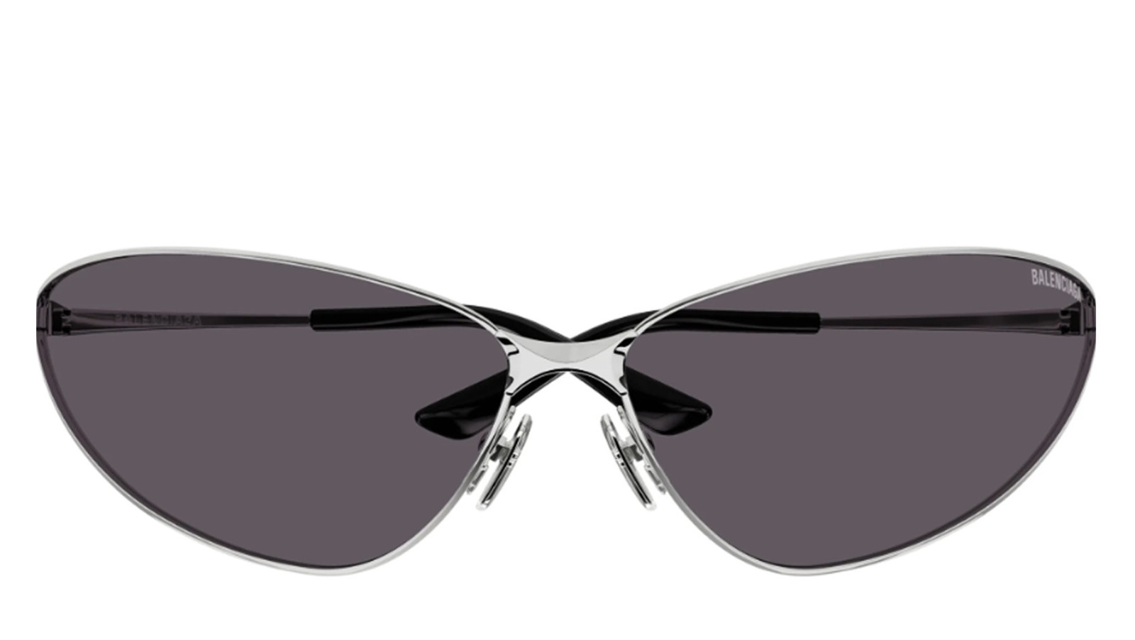 Occhiali sole uomo donna Luxury Balenciaga BB0315S silver grey (004) nuova collezione