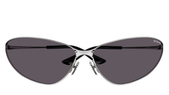 Occhiali sole uomo donna Luxury Balenciaga BB0315S silver grey (004) nuova collezione