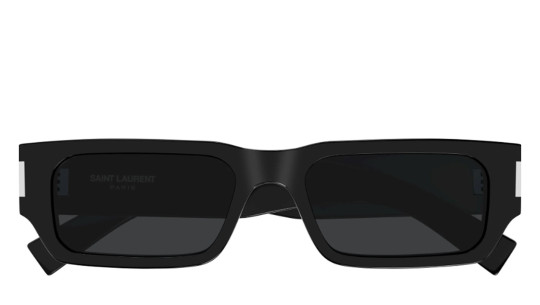 Occhiali sole uomo donna Luxury Saint Laurent SL 660 black crystal (001) nuova collezione