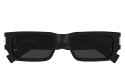 Occhiali sole uomo donna Luxury Saint Laurent SL 660 black crystal (001) nuova collezione