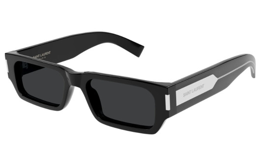 Occhiali sole uomo donna Luxury Saint Laurent SL 660 black crystal (001) nuova collezione