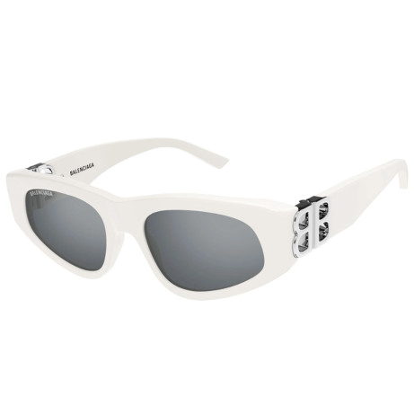 Luxury women s sunglasses Balenciaga BB0095S White Silver (021) new collection 2
