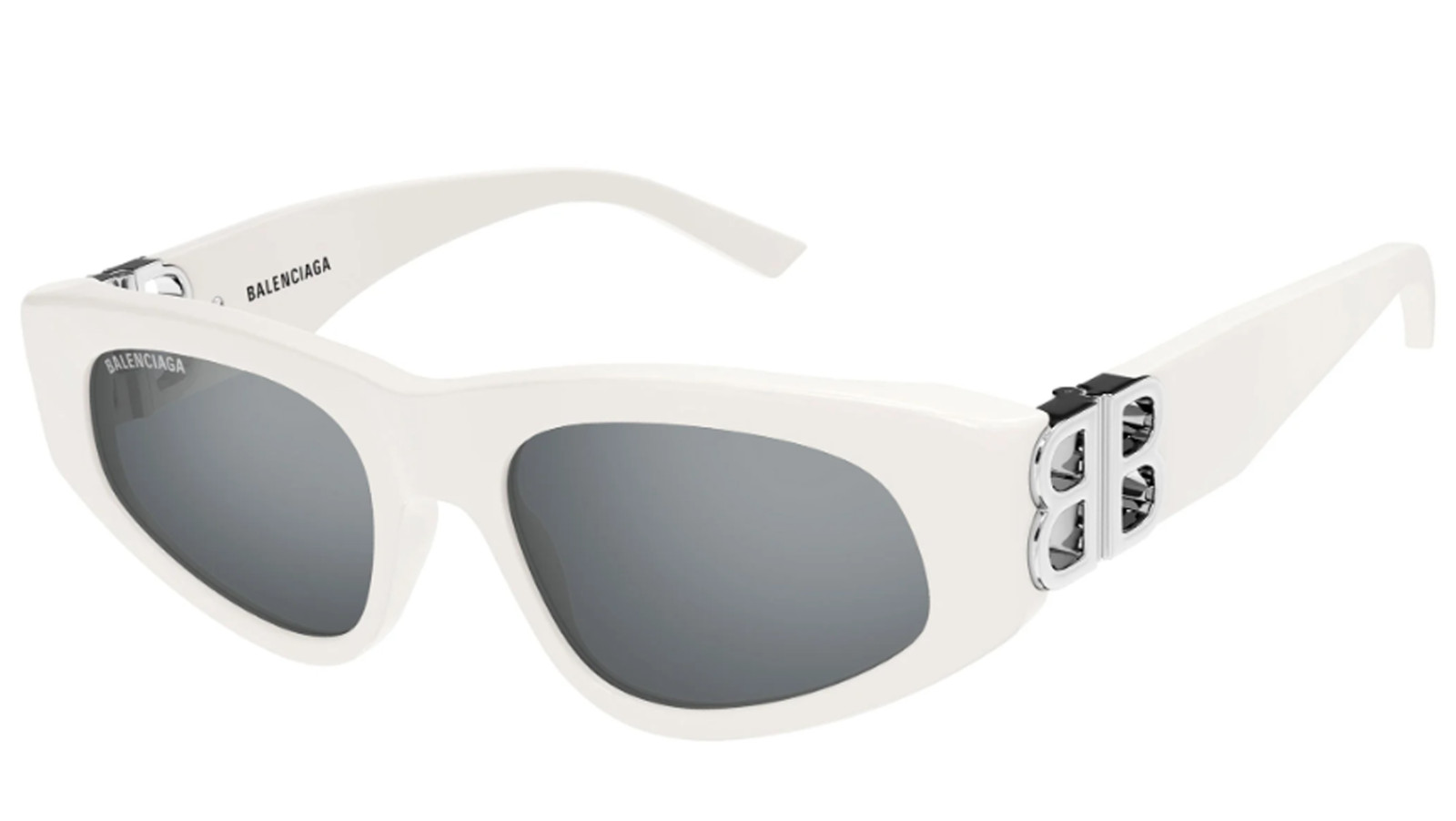 Occhiali da sole donna Luxury Balenciaga BB0095S white silver (021) nuova collezione