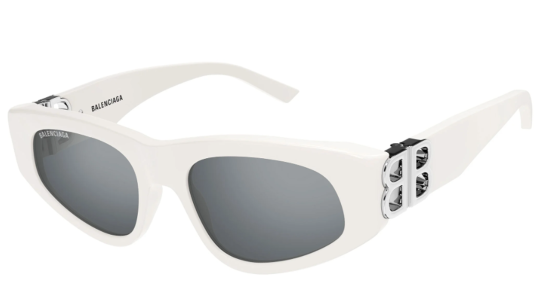 Occhiali da sole donna Luxury Balenciaga BB0095S white silver (021) nuova collezione