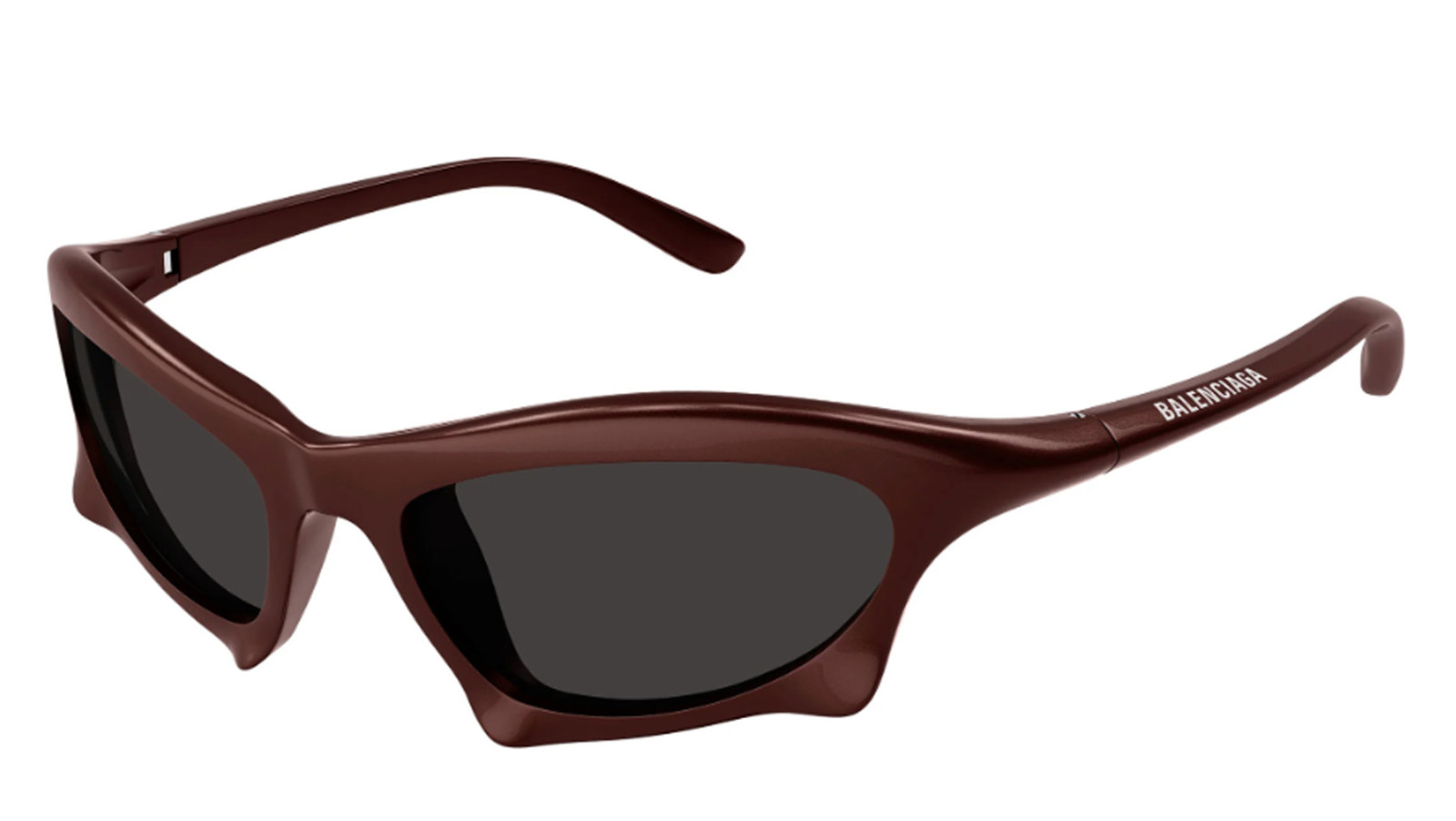 Occhiali da sole uomo Luxury Balenciaga BB0229S burgundy grey (005) nuova collezione