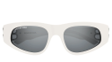 Luxury women s sunglasses Balenciaga BB0095S White Silver (021) new collection